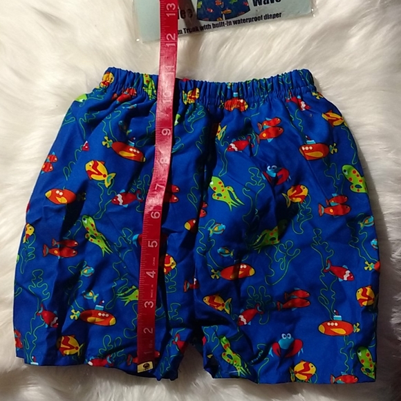 Infant swim trunks w/ built in waterproof diaper - Picture 6 of 11